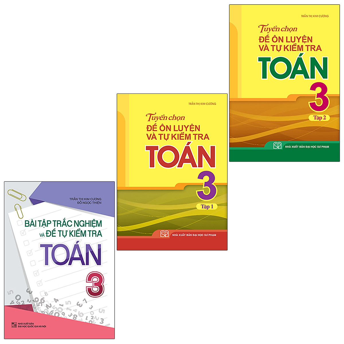 Sách: Combo 3 Cuốn Bài Tập Trắc Nghiệm Và Đề Tự Kiểm Tra Toán 3 + Tuyển Chọn Đề Ôn Luyện Và Tự Kiểm Tra Toán Lớp 3