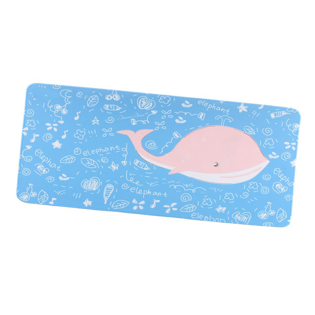 Mua Cartoon-Whale Gaming Mouse Pad Wide Mousepad Keyboard Mouse Mat -  700x300x3mm tại Magideal2
