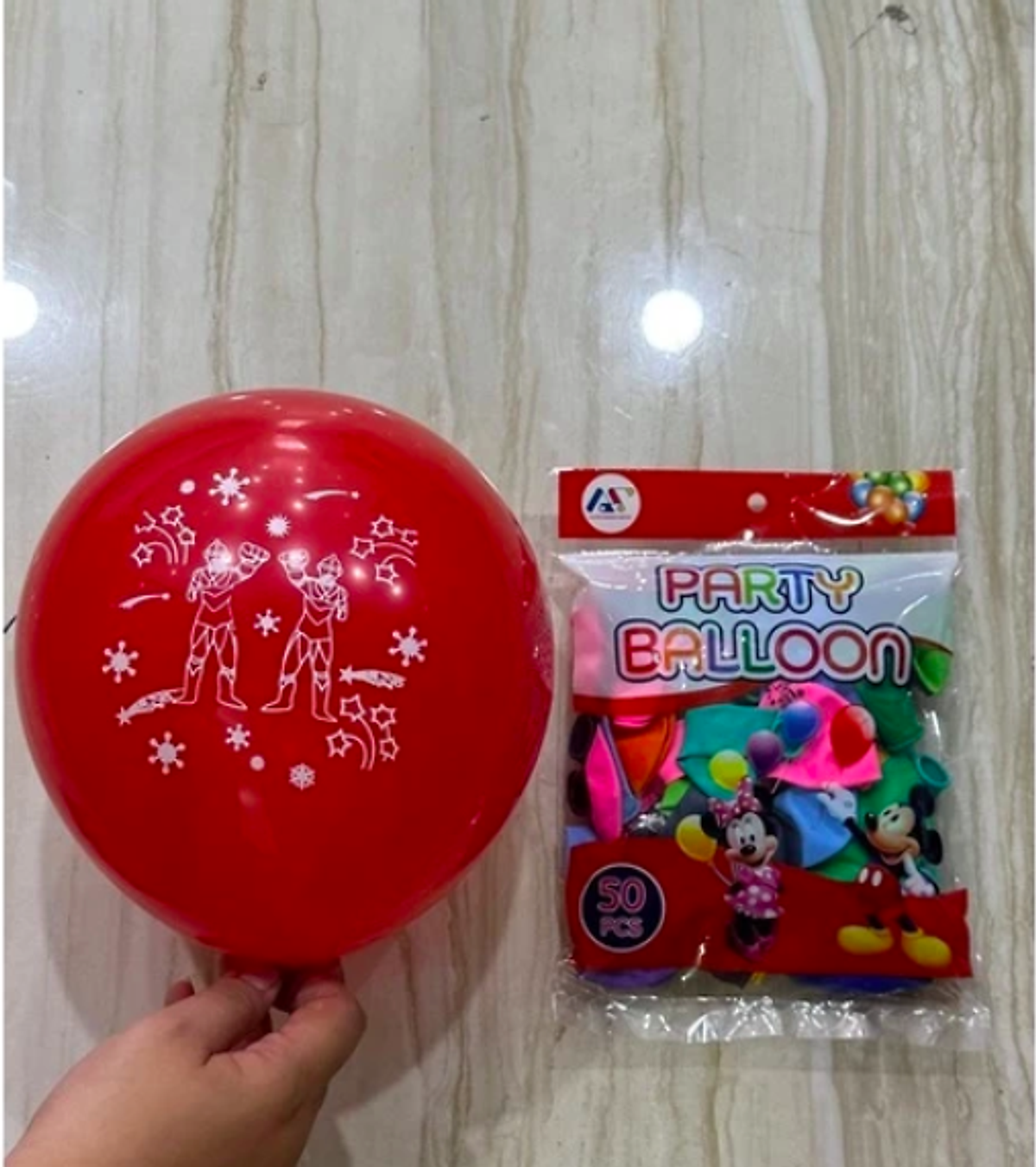 Bóng bay in các loại hình ngộ nghĩnh 50 quả