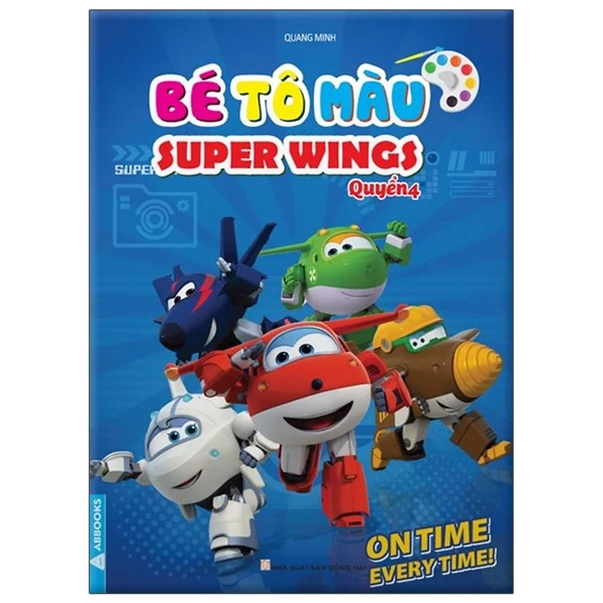 Bé Tô Màu Super Wings - Quyển 4 | Tiki