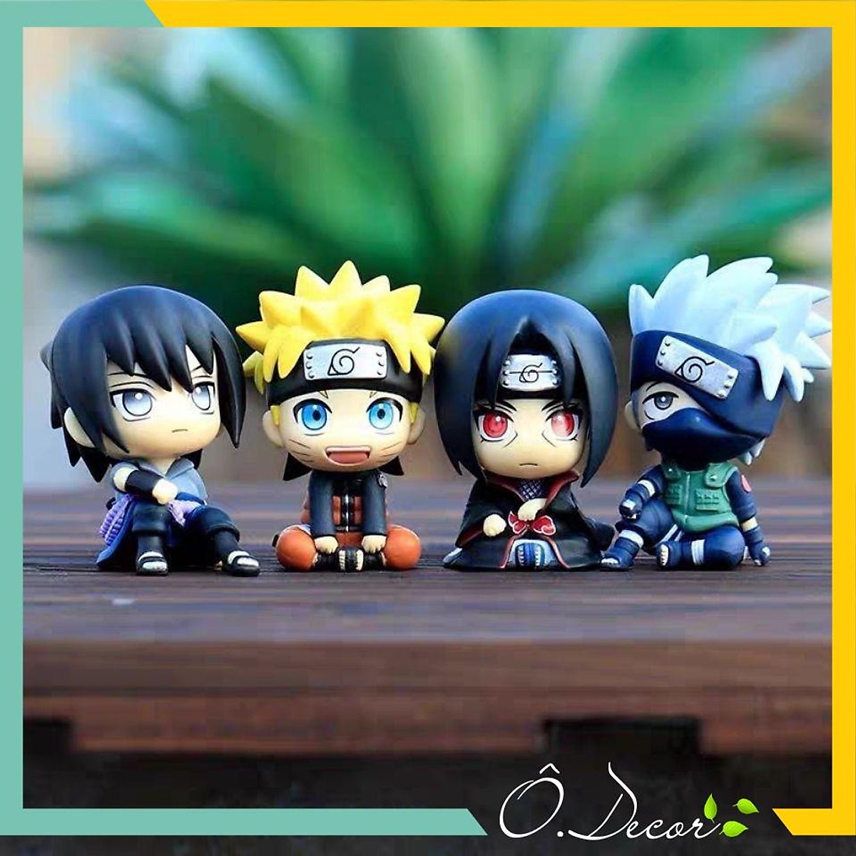 COMBO 6 NHÂN VẬT cao 10cm BỘ mô hình tượng chibi Naruto anime manga Naruto  Sasuke figure itachi gaara kakashi chibi  MixASale