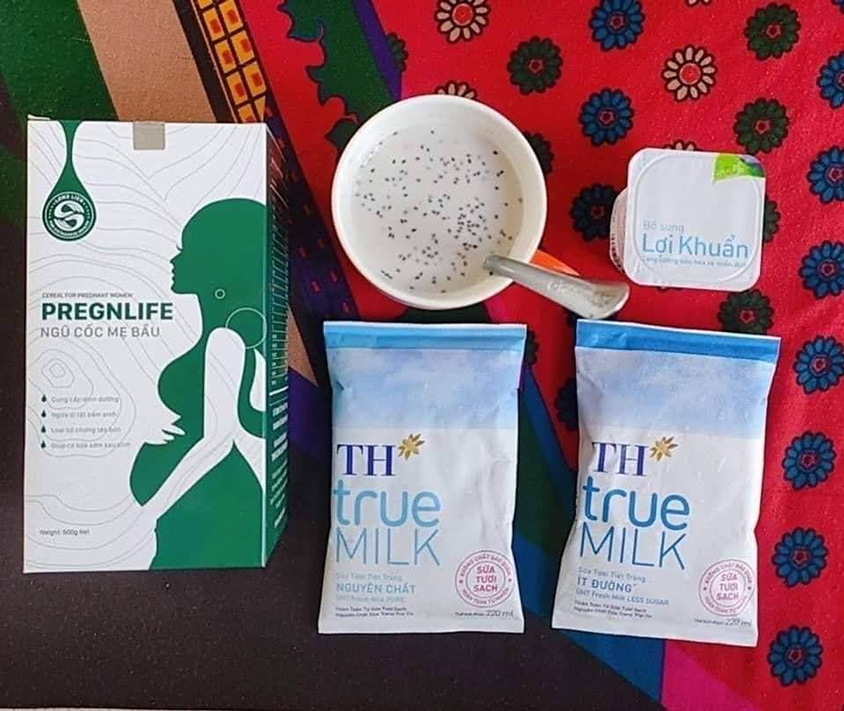 Ngũ Cốc Mẹ Bầu Pregnlife Long Liên (500gr) - Ngũ Cốc Cho Bà Bầu Lolifood - Ngũ Cốc Cao Cấp Siêu Dinh Dưỡng Cho Mẹ Và Thai Nhi - Bổ Sung Omega3, DHA, Canxi, Sắt - Hỗ Trợ Cho Sự Phát Triển Toàn Diện Và An Toàn Của Bé - Chứng Nhận ATVSTP