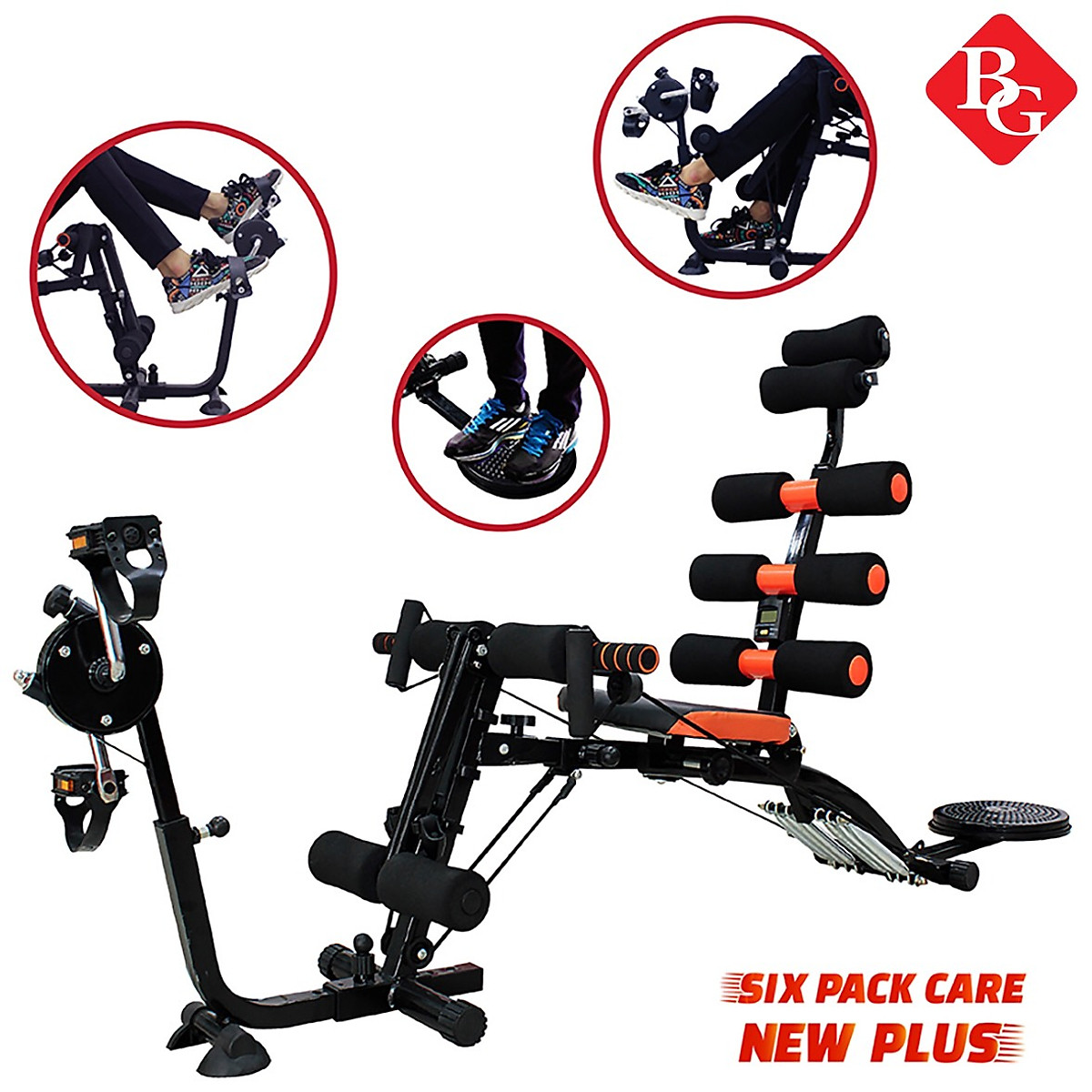 Máy Tập Đa năng,Máy Tập Cơ Bụng Đa Năng - Kết Hợp Tập Bụng, Tập Eo, Tập Gym, Tập Thể Hình Tại Nhà (Hàng nhập khẩu)