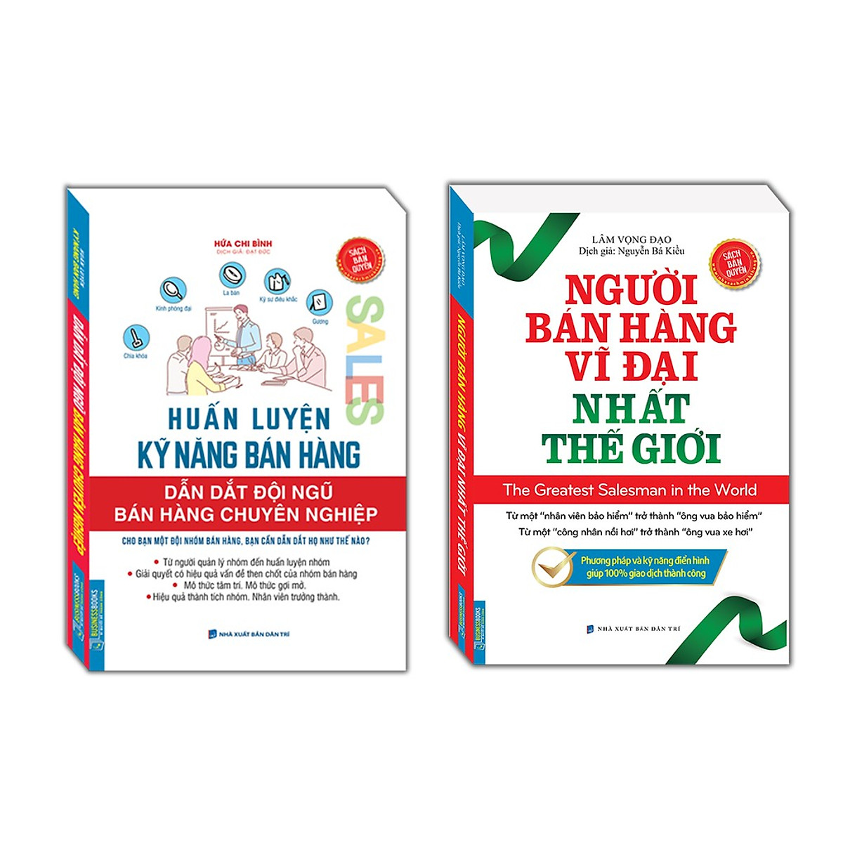 Sách Combo Người Bán Hàng Vĩ Đại Nhất Thế Giới+ Huấn Luyện Kỹ Năng Bán Hàng - Dẫn Dắt Đội Ngũ Bán Hàng Chuyên Nghiệp MHB