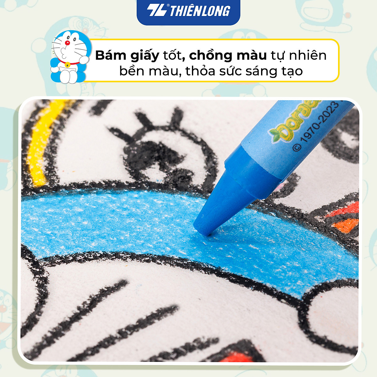Bút Sáp màu Thiên Long Doraemon CR-C06/DO - 24 màu