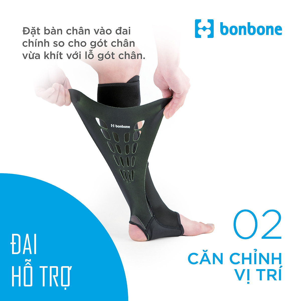 Đai hỗ trợ vùng bắp và gót chân bonbone Achilles Tendon Up - M | Thiết bị y  tế Gia Đình HME | Tiki