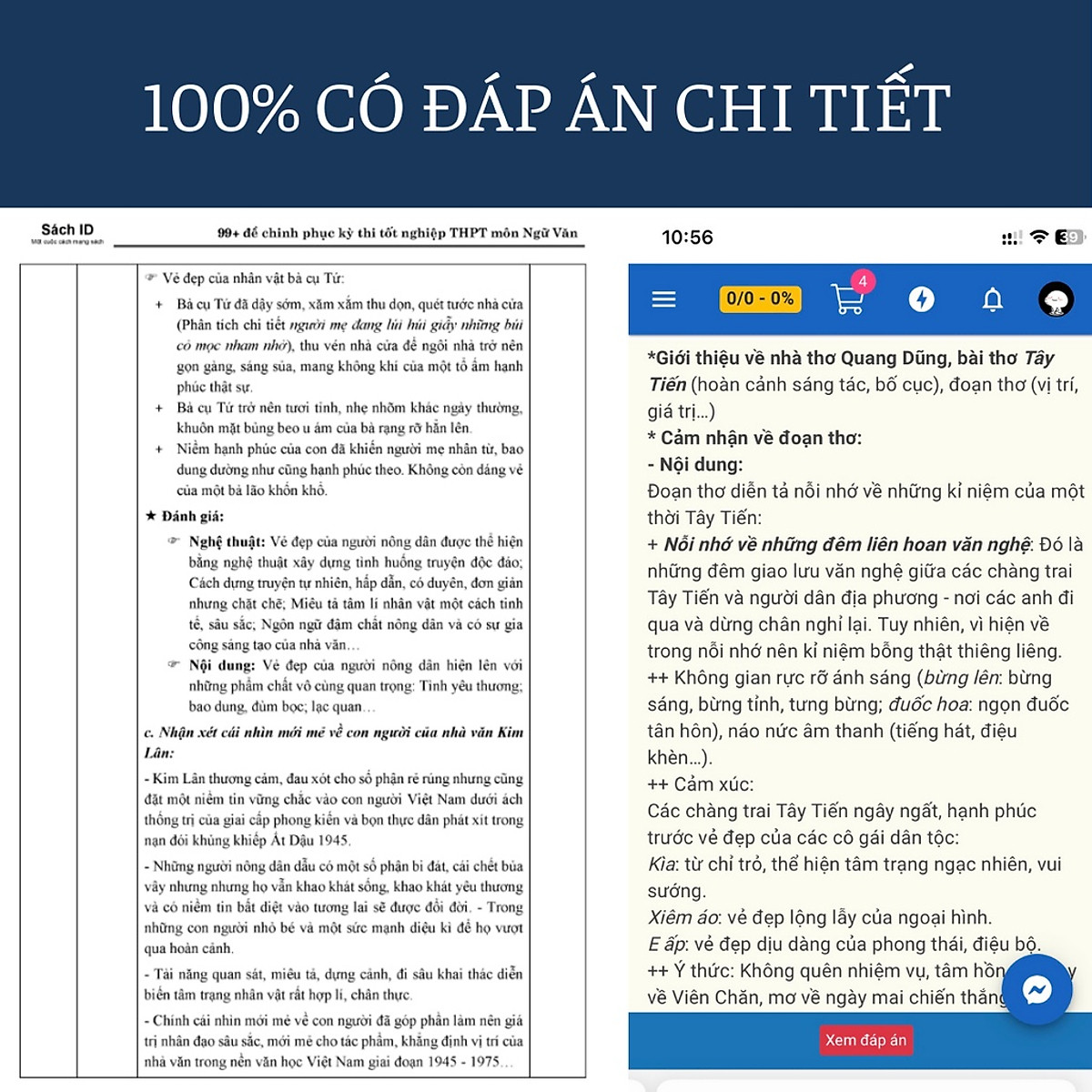 Bộ 100 đề minh họa Văn học luyện thi THPT QG Moonbook | Sách ID Moonbook