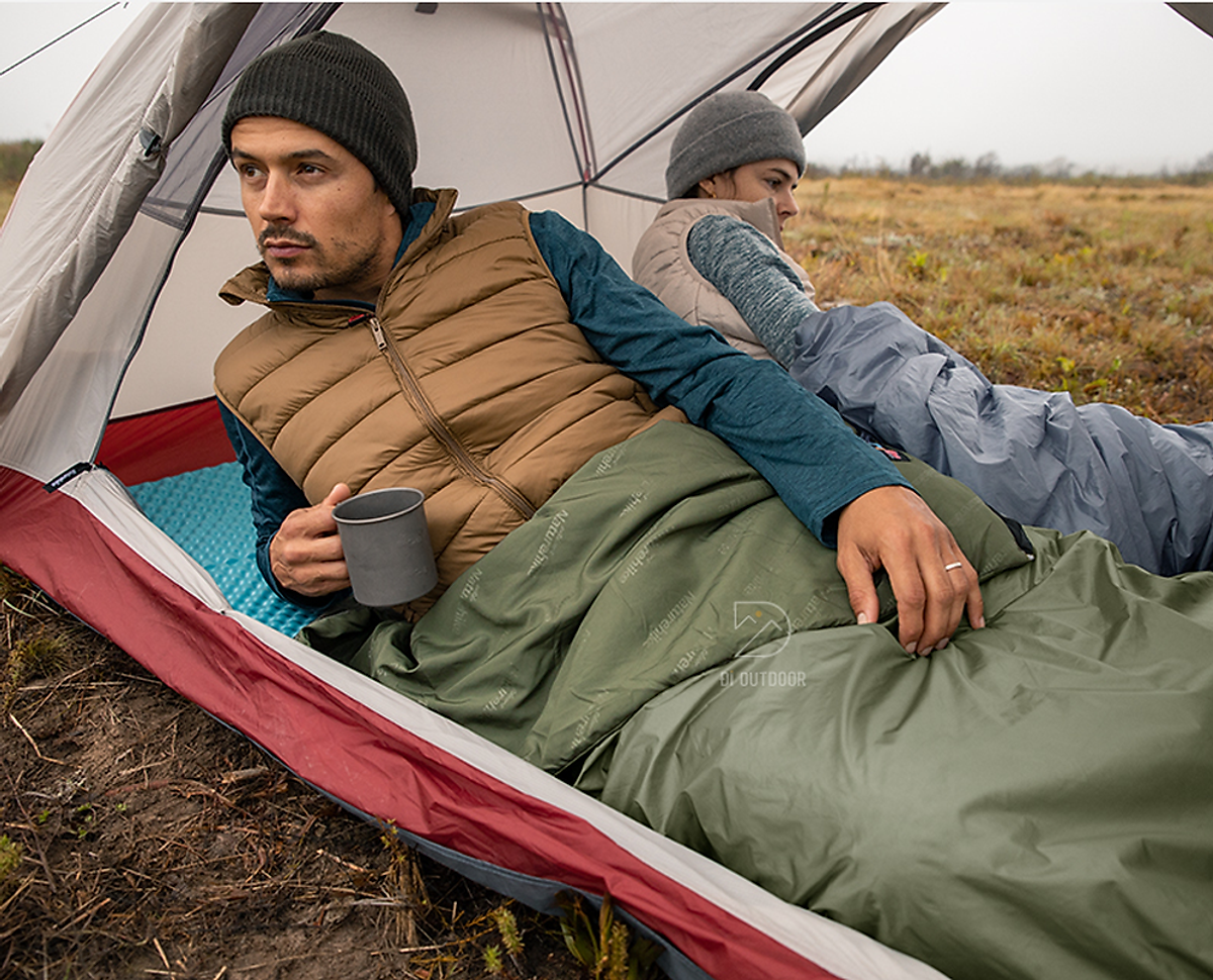 Túi ngủ Naturehike LW180 NH21MSD09 gấp gọn siêu nhẹ túi ngủ cắm trại (mới)