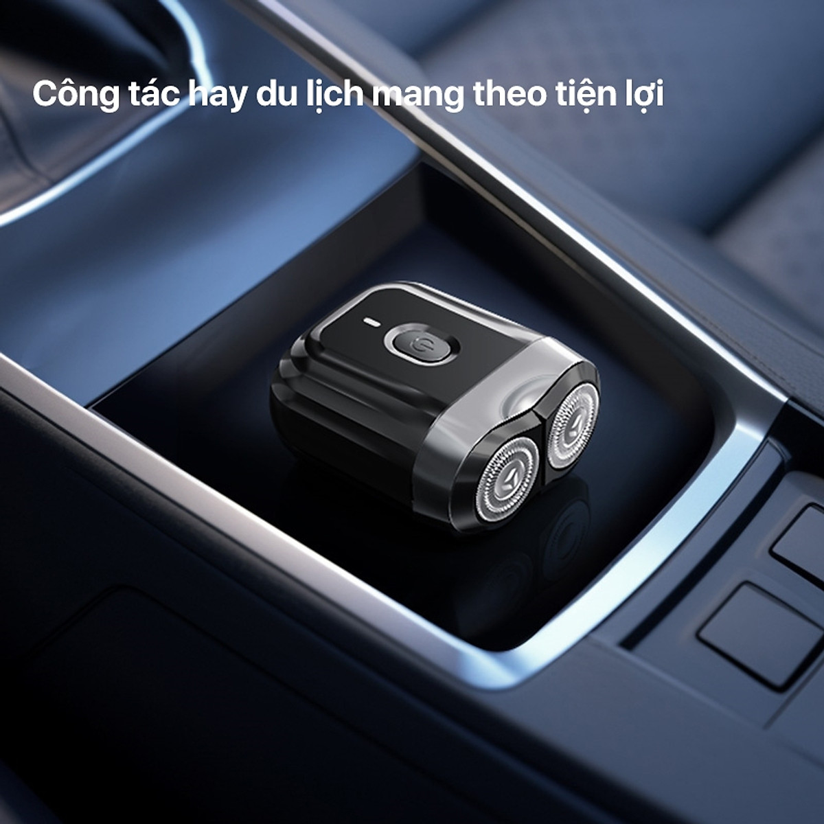 Máy cạo râu Enchen Mini 6s, Cạo râu khô & ướt nút cảm ứng, Đầu cạo nổi 28 lưỡi dao kép tự mài - Hàng nhập khẩu