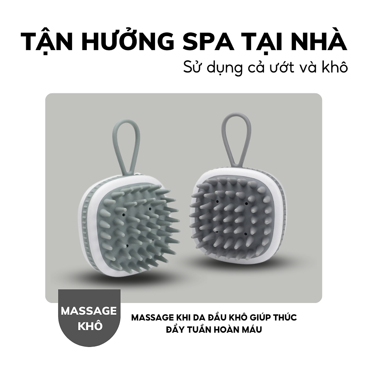 Lược gội đầu massage Dego Pharma - làm sạch da đầu, hỗ trợ đánh bay gàu & bã nhờn