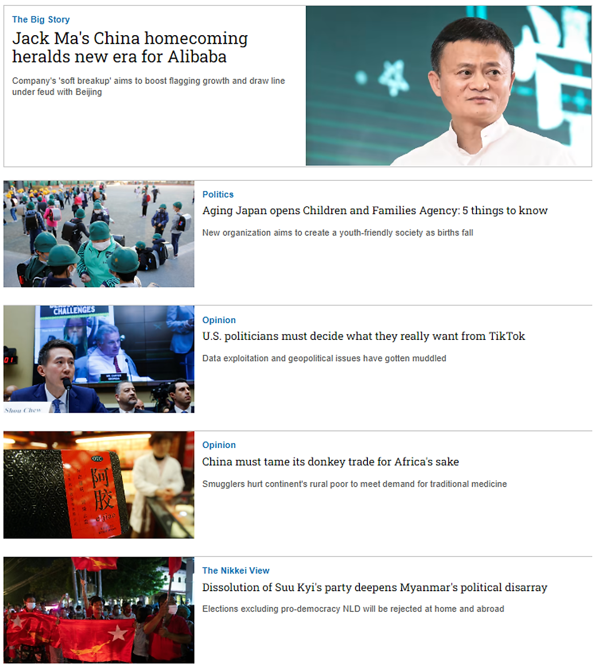 Tạp chí Tiếng Anh - Nikkei Asia 2023: kỳ 16: THE RETURN OF JACK MA