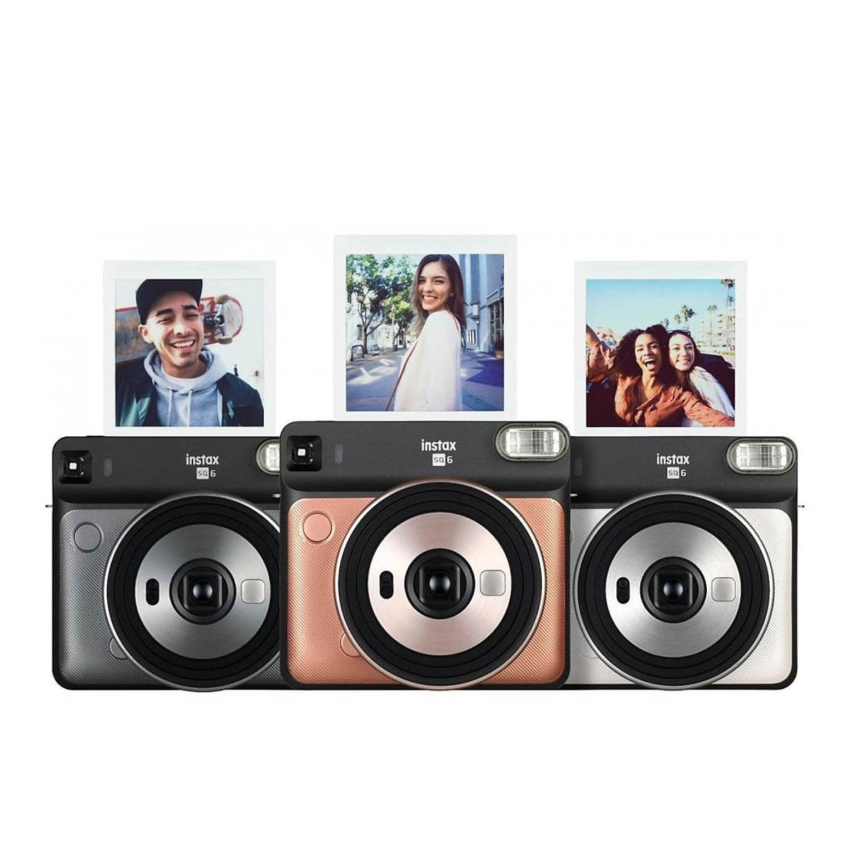 Film Instax Square Viền Trắng - Giấy in ảnh vuông cho máy chụp lấy liền Instax Square - Hàng Chính Hãng