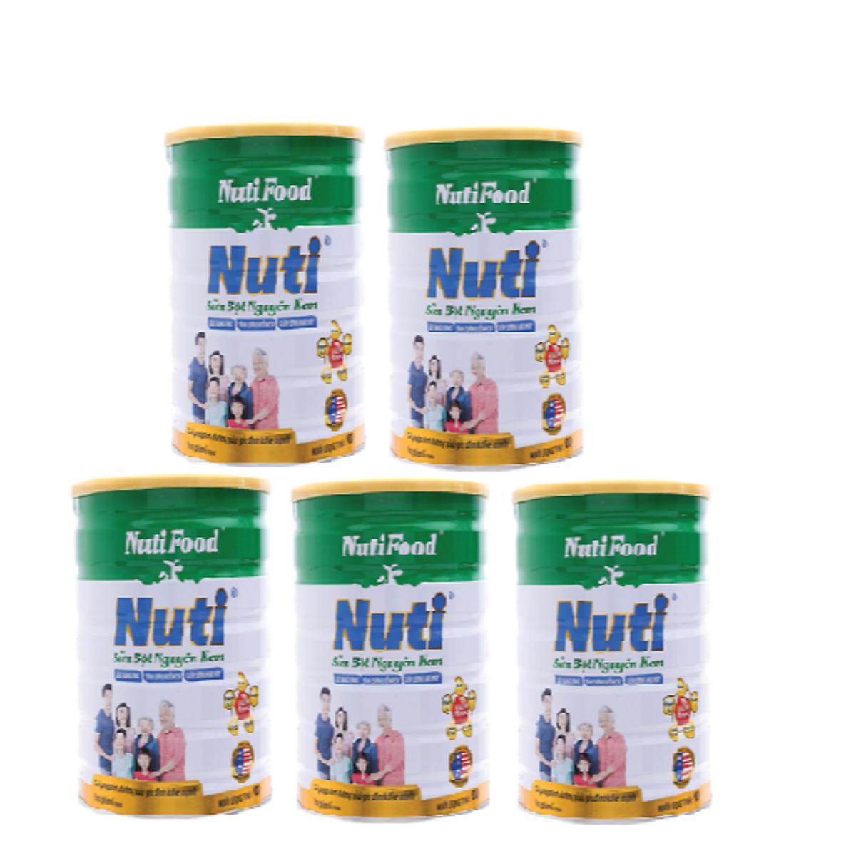 COMBO 2 hộp sữa bột Nguyên kem nutifood loại 900g dùng cho cả gia đình-quà tặng khăn mềm mịn