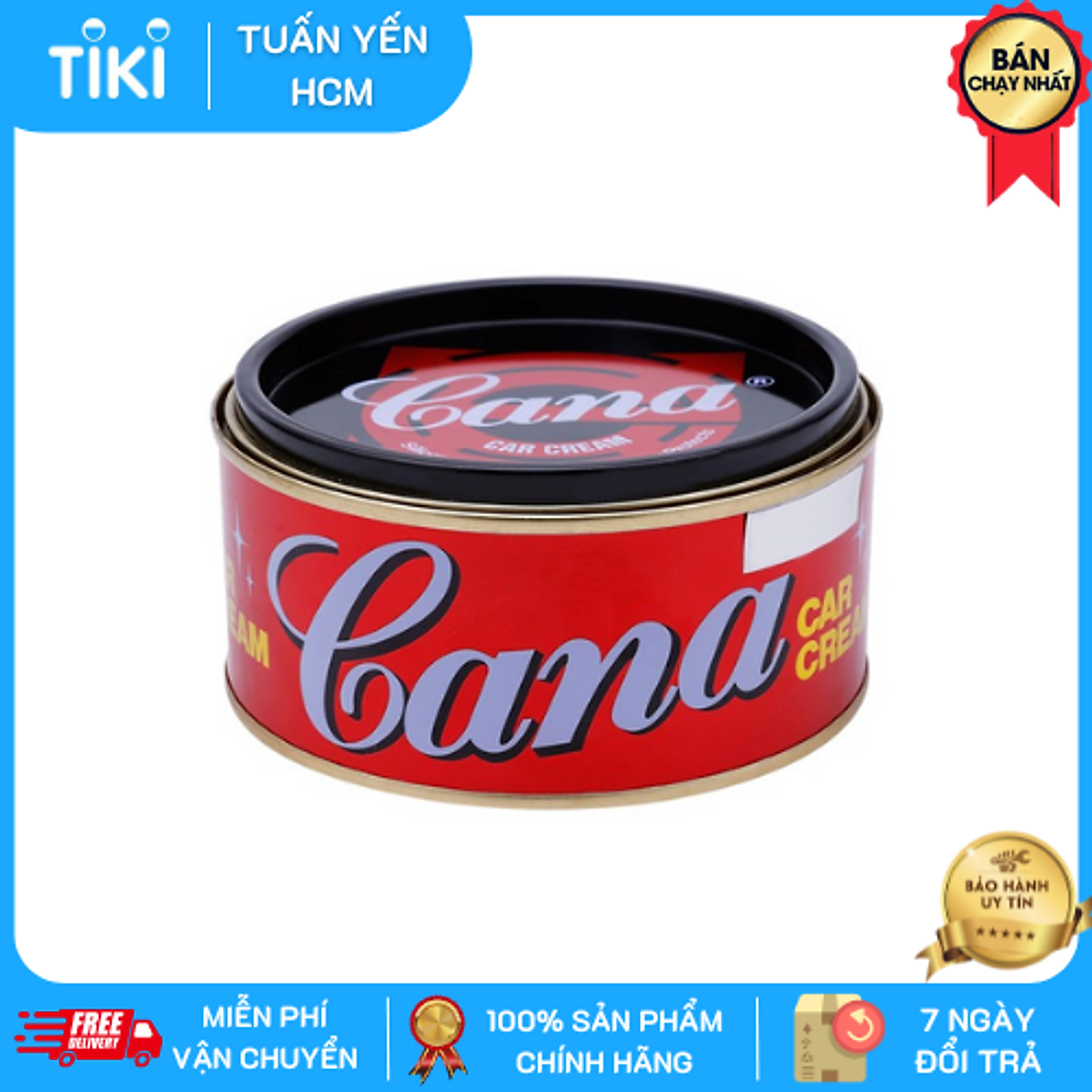 Kem Đánh Bóng Xóa Trầy Xước Sơn Ô tô - Xe Máy Cana Car Cream 100g -220g - đánh bóng bề mặt kim lọai, đồ gỗ, mặt đá