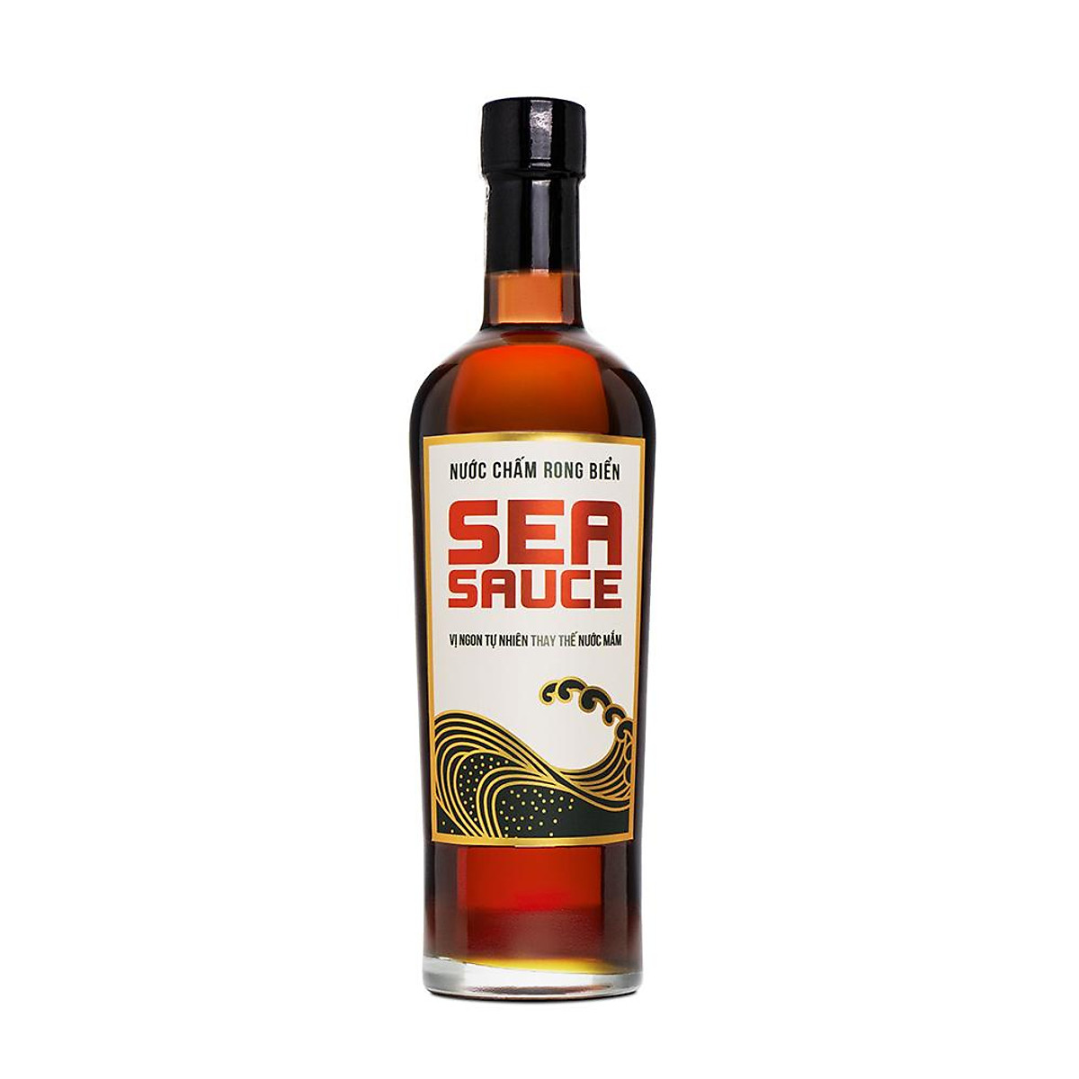 Đặc Sản Phan Thiết - Nước Chấm Rong Biển Làng Chài Xưa Sea Sauce Chai Thủy Tinh 500Ml/Chai Làng Chài Xưa - Chay Mặn Đều Dùng Được