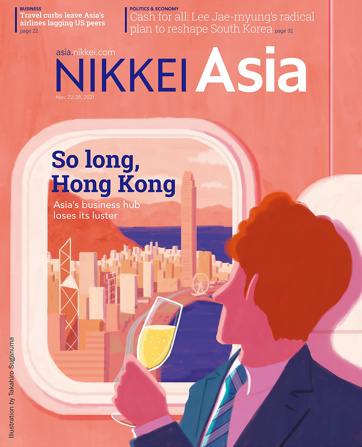 Nikkei Asian Review: Nikkei Asia - 2021: SO LONG, HONG KONG - 46.21 tạp chí kinh tế nước ngoài, nhập khẩu từ Singapore