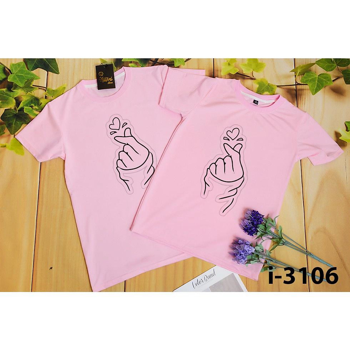 Áo Thun Đôi Tình Nhân In Bắn Tim ATN3106 - J.A Shop - Áo thun nam ...