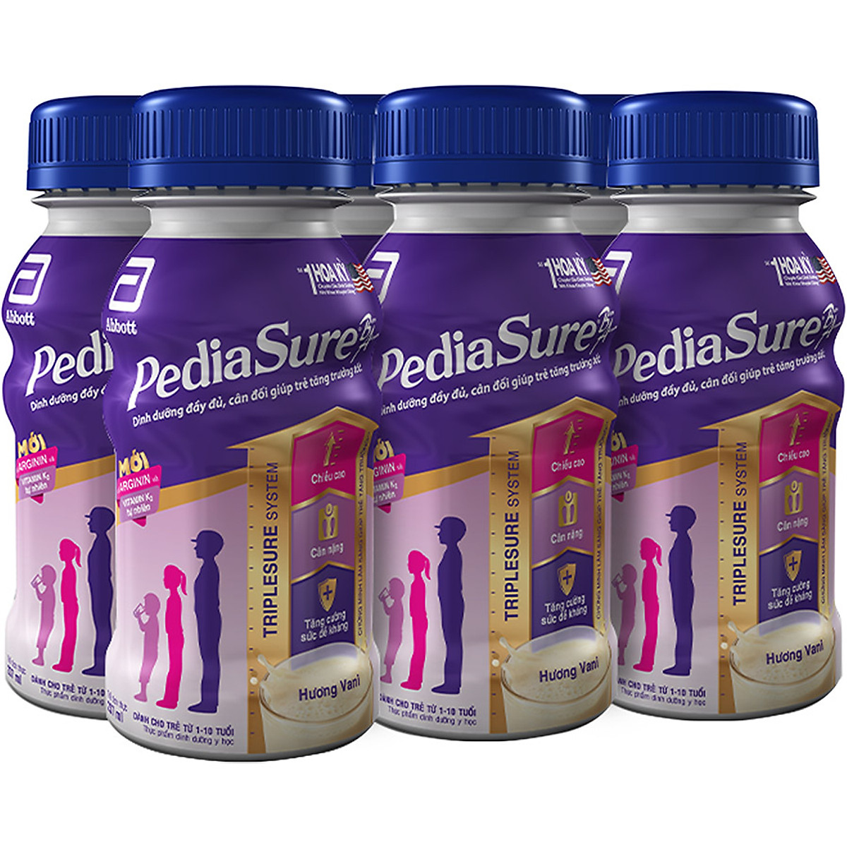 Thùng 24 Chai Sữa Nước Abbott Pediasure Vani 237ml cho trẻ từ 1-10 tuổi