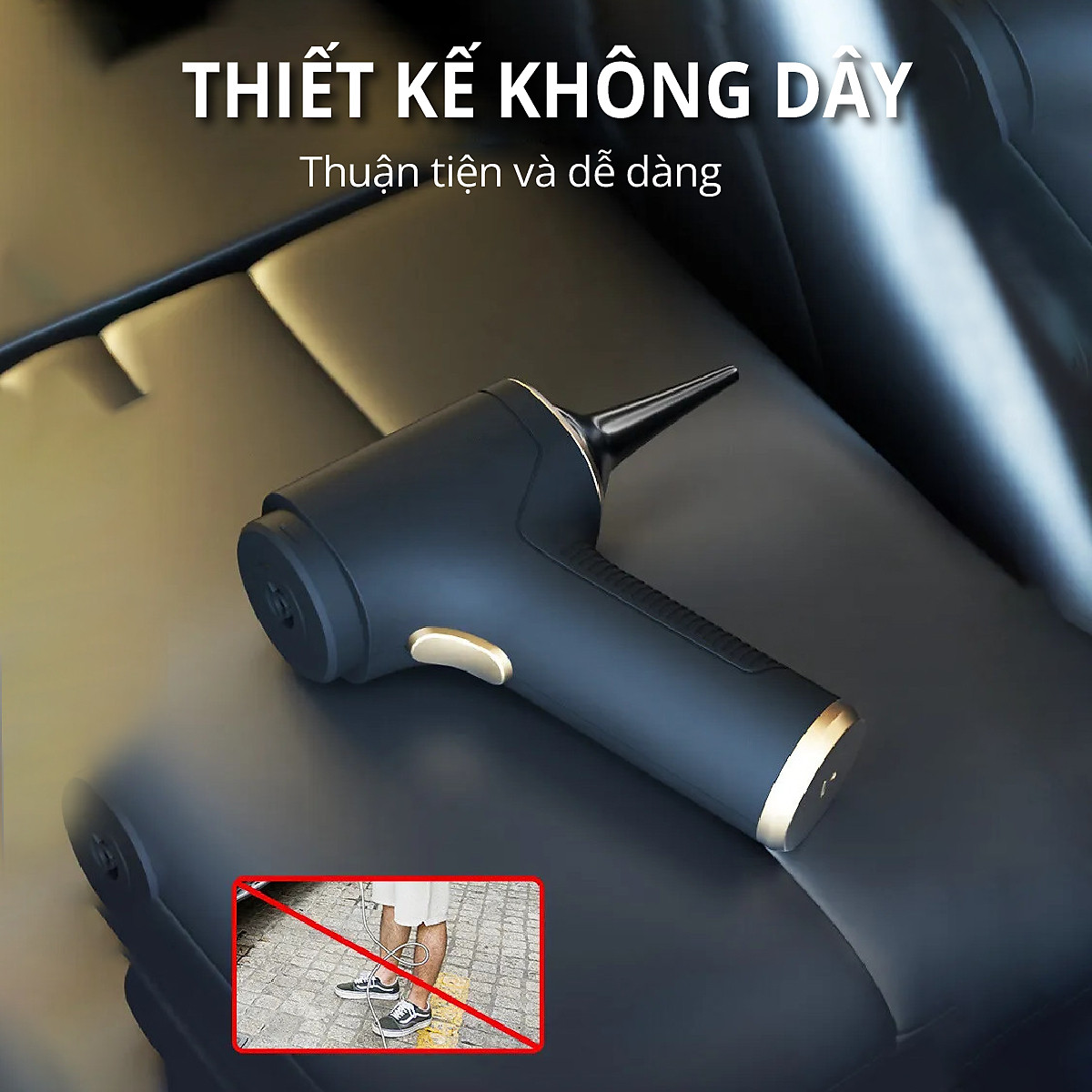 Máy Hút Thổi Bụi Không Dây MK367 kèm phụ kiện hút bụi - Hàng chính hãng
