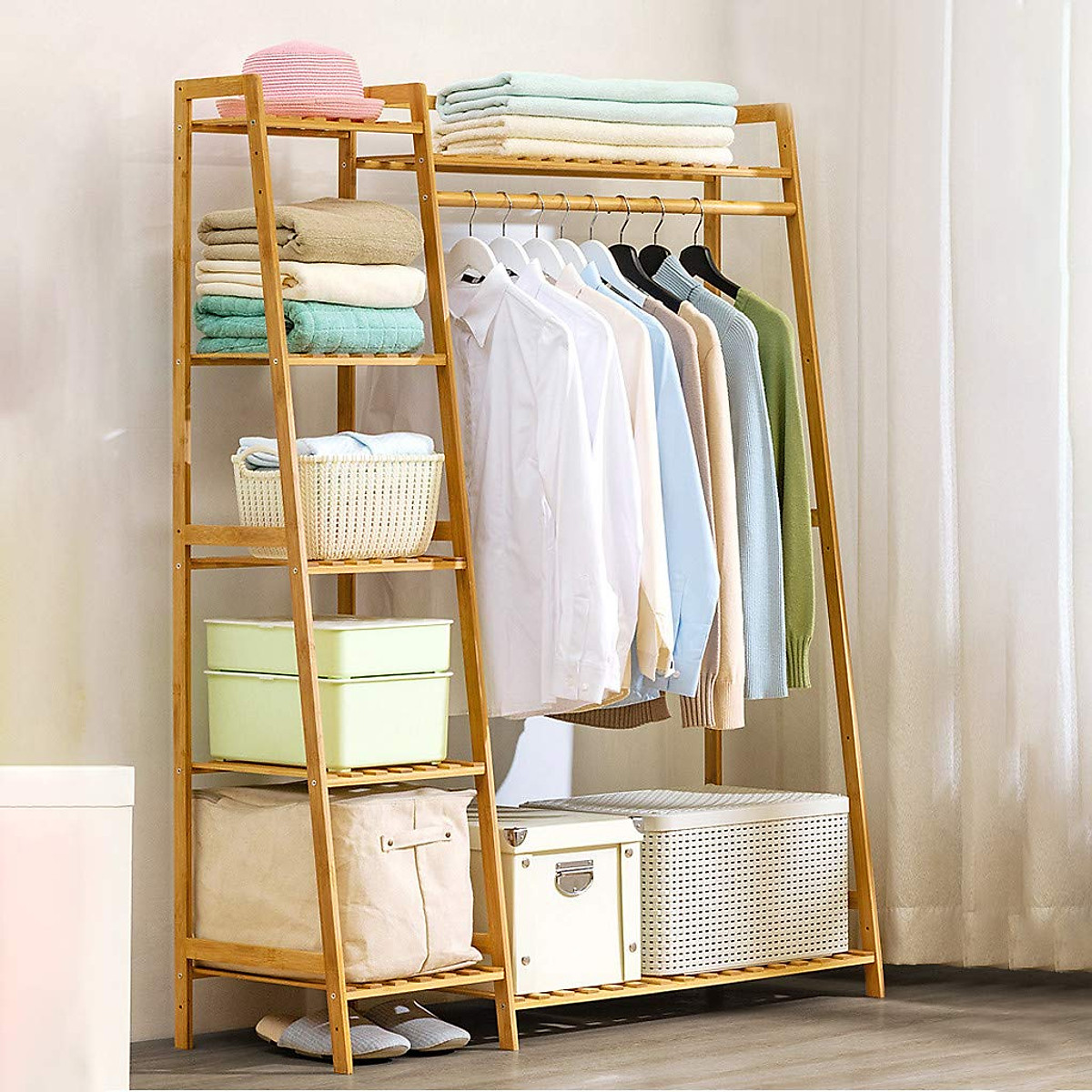 Mua Tủ Treo Quần Áo Thông Minh - Vàng - Mẫu 1 - Rộng 80Cm Tại Dan Western |  Tiki