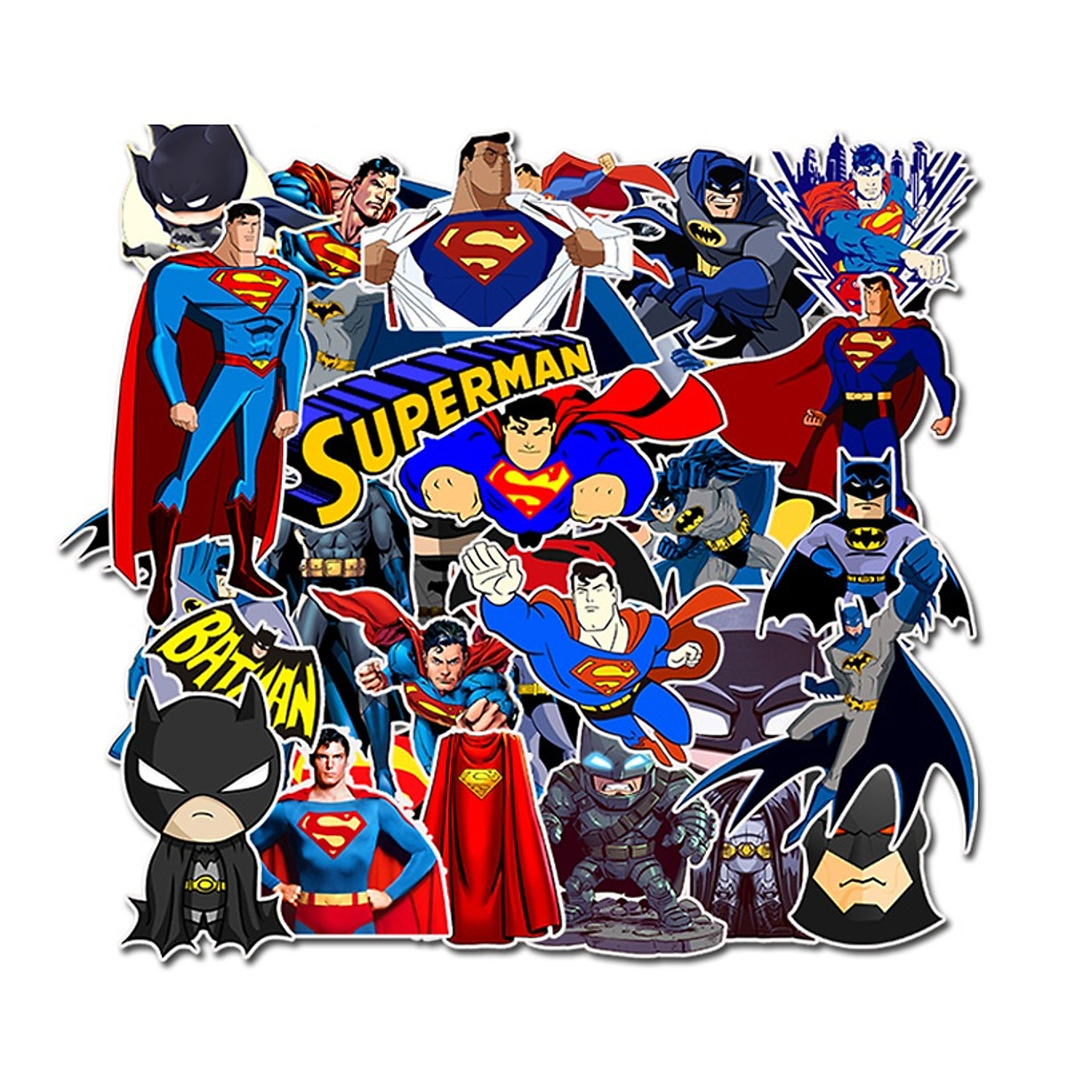 Bộ 45 miếng Sticker hình dán Siêu nhân Batman - Sticker - Decal ...