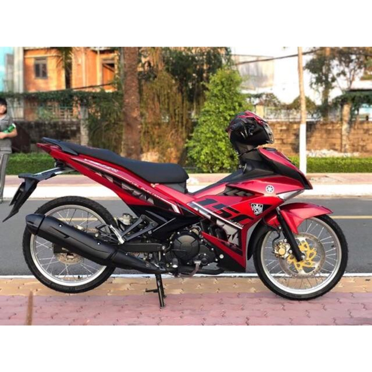 Top 90+ ex 150 đỏ đen hay nhất 36 Dán tem trùm Exciter 150 đỏ đen candy độc đáo 2022