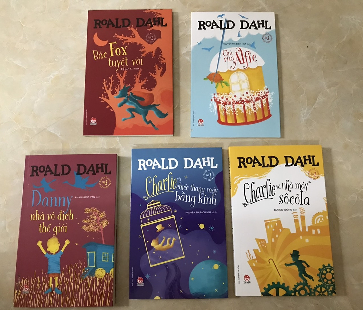 Combo 5 Cuốn: Bộ Sách Của Roald Dahl - Nhà Văn Được Mệnh Danh Là 