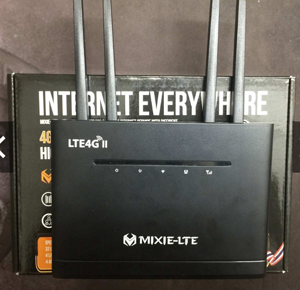 Bộ Phát Wifi 4G LTE Di Động Cao Cấp Mixie - Hàng Nhập Khẩu Thái Lan - Tốc Độ Cao - Sử Dụng Di Động phát wifi oto, xe khách 32 uers