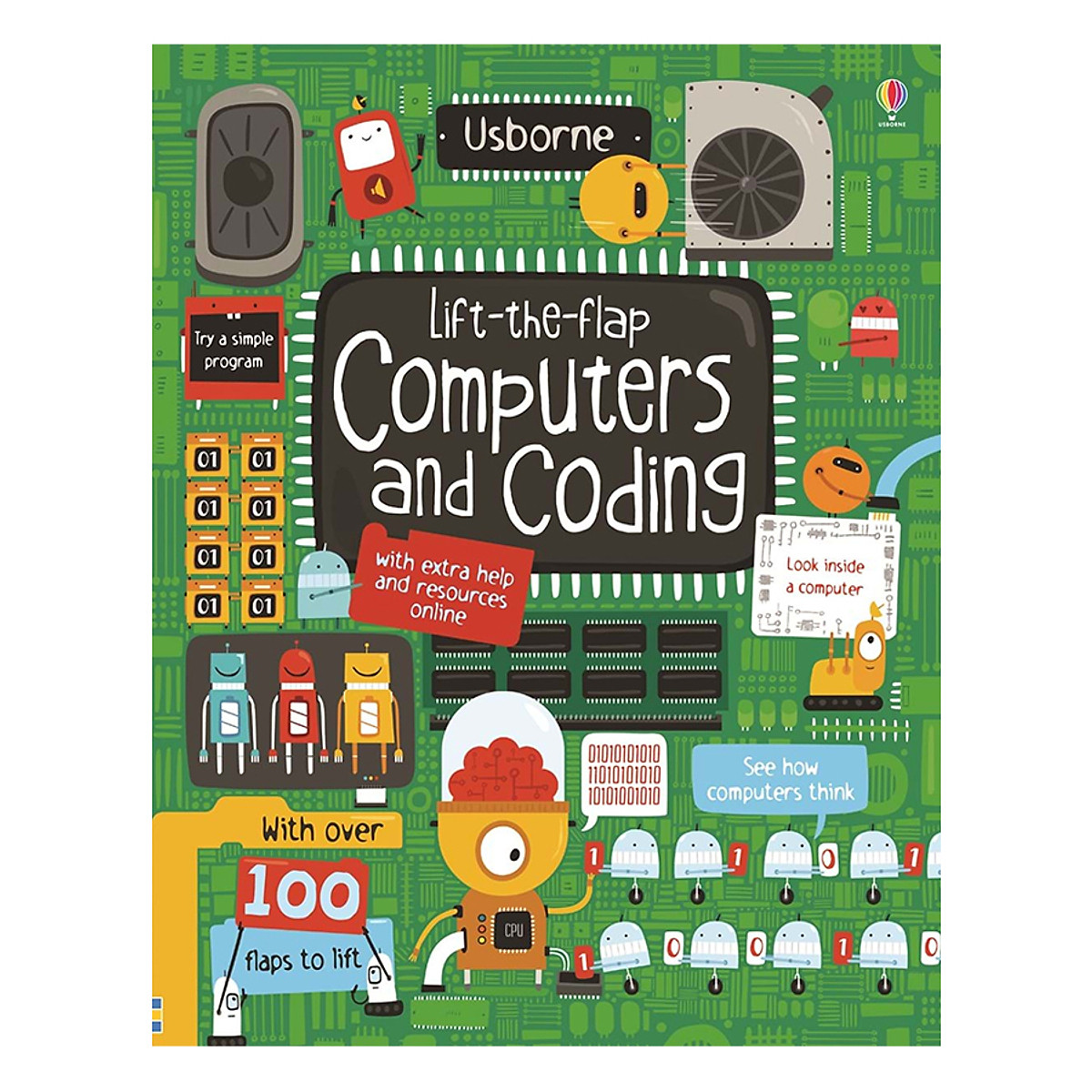 Sách tương tác tiếng Anh - Usborne Lift-the-flap Computers and Coding