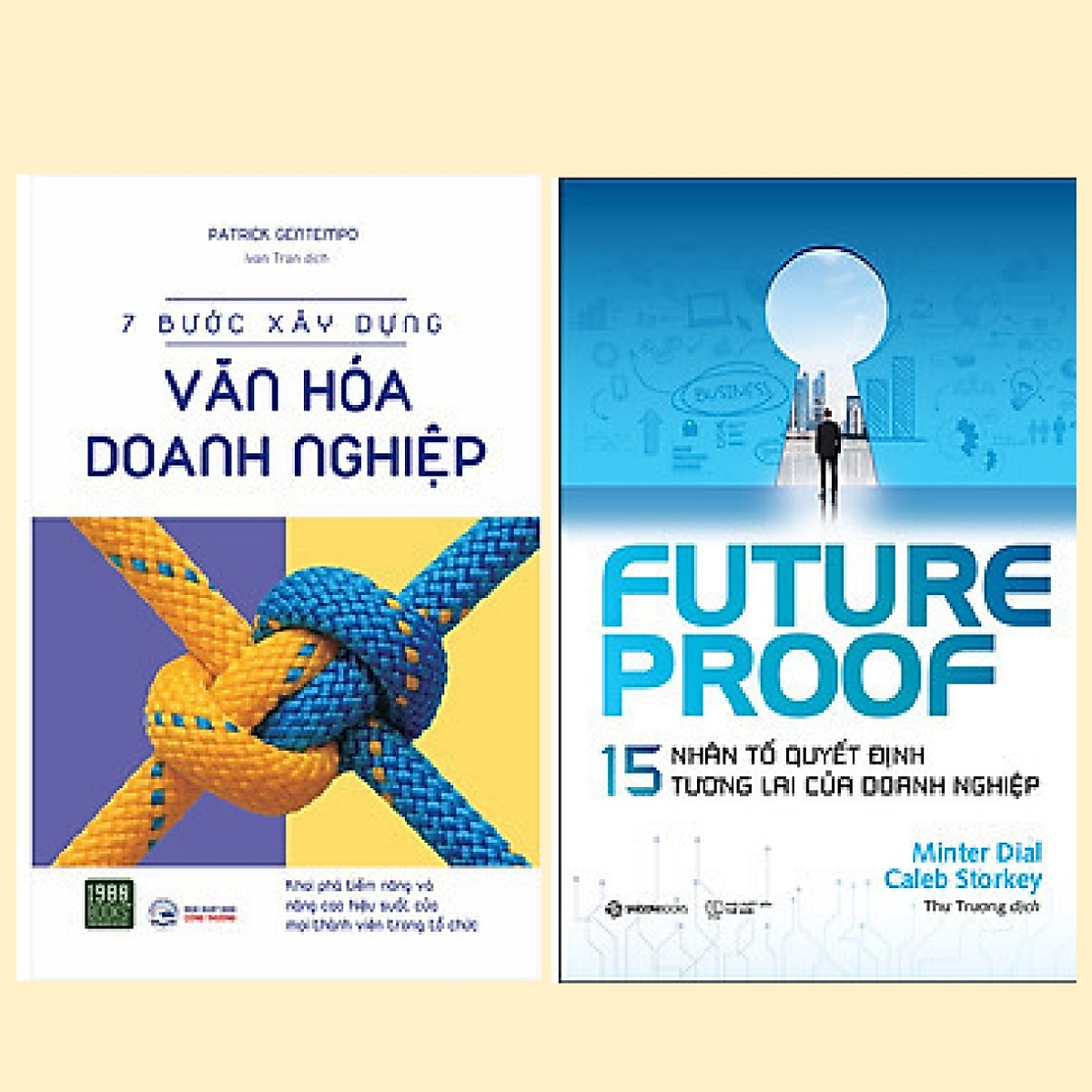 Combo 2 cuốn lãnh đạo, xây dựng doanh nghiệp: Futureproof - 15 Nhân Tố Quyết Định Tương Lai Của Doanh Nghiệp + 7 Bước Xây Dựng Văn Hóa Doanh Nghiệp