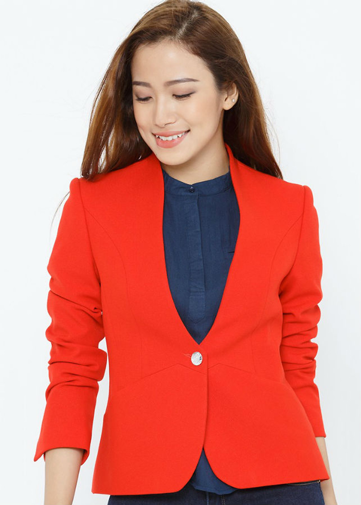 Top 100 ảnh về mẫu áo vest nữ không cổ đẹp  NEC