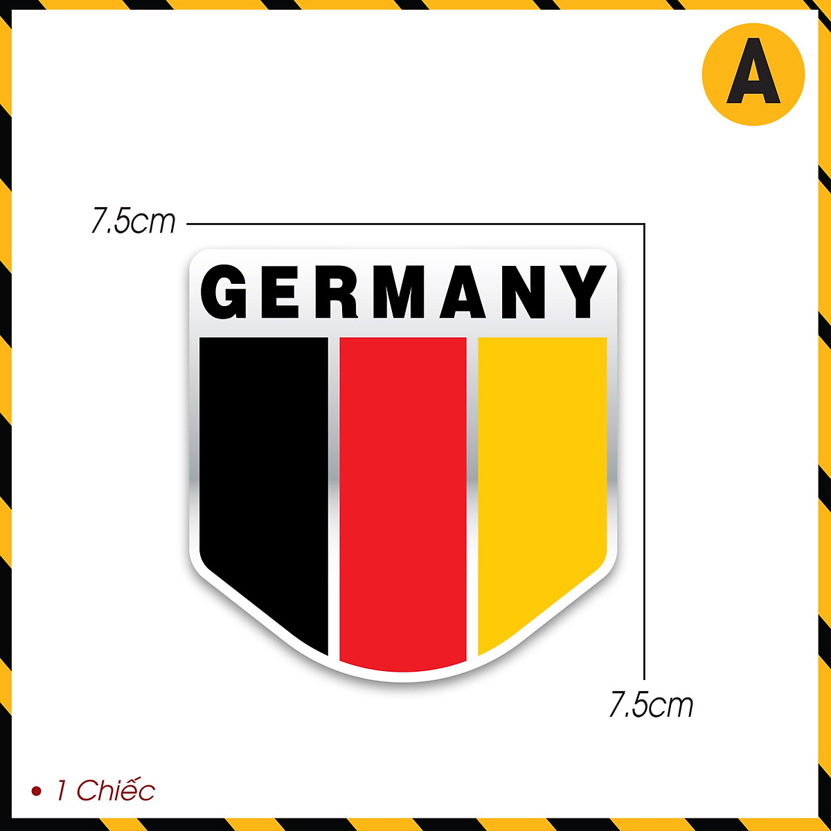 Tem dán cờ Đức: Điều đặc biệt về tem dán cờ Đức là nó không chỉ đẹp mà còn rất thông minh, giúp việc giao tiếp giữa người dùng trở nên dễ dàng hơn. Một cách thật tuyệt để thể hiện tình yêu đối với Đức và những nét đẹp văn hóa của nó.