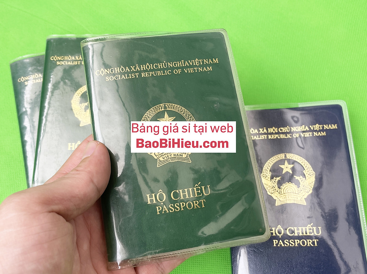 Vỏ Bọc Hộ Chiếu (Passport) Trong Suốt Có Khe Kẹp Vé Thẻ ATM Bền Bỉ ...