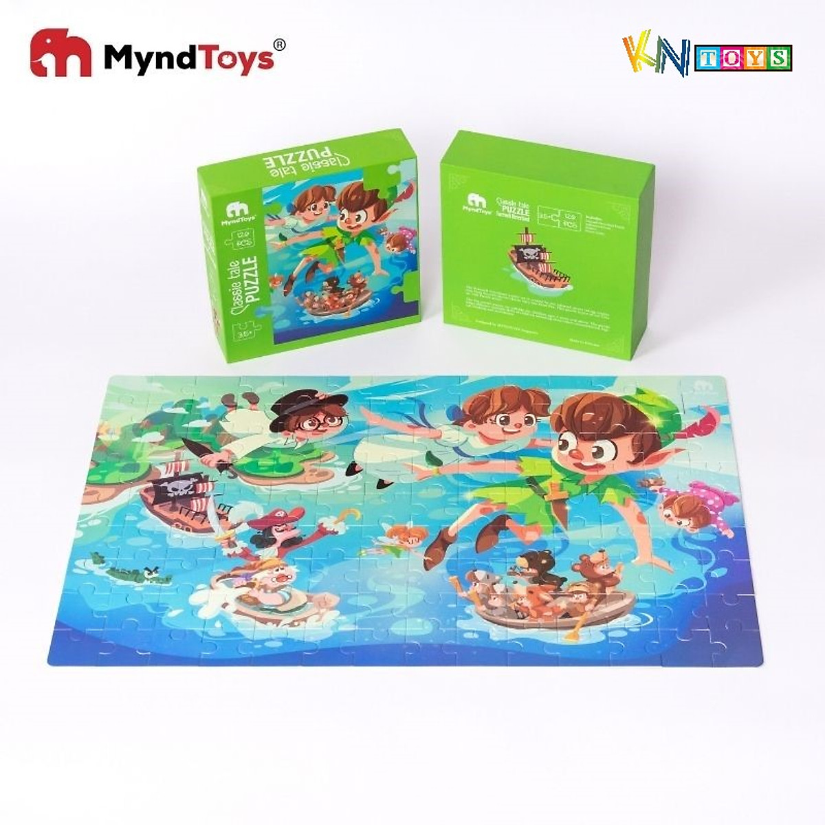 Mua Đồ Chơi Xếp Hình Myndtoys - Classic Tale Puzzle – Farewell Neverland (Peter  Pan Và Thuyền Trưởng Hook - 126 Mảnh Ghép Cho Bé Từ 3.5 Tuổi) Tại Kn Toys  Shop