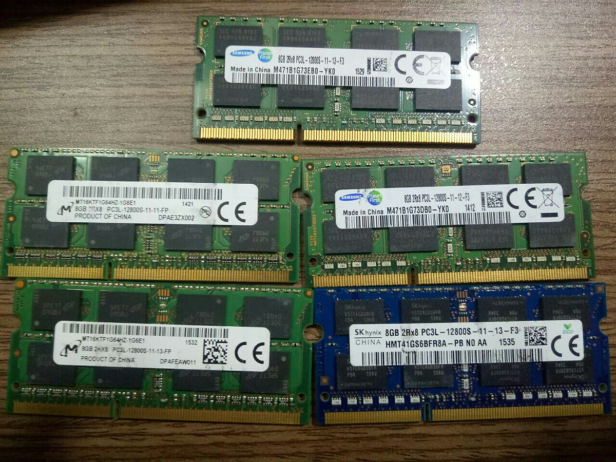 Ram laptop 8GB DDR3 PC3L-12800s - ram máy tính laptop 8GB DDR3L bus 1600Mhz - Hàng chính hãng