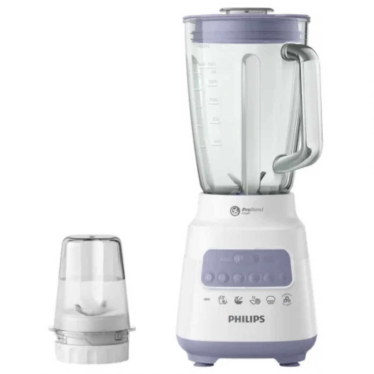 Máy Xay Sinh Tố Philips HR2222 - 1.5L Cối Thủy Tinh - Công Suất 700W - Hàng Chính Hãng