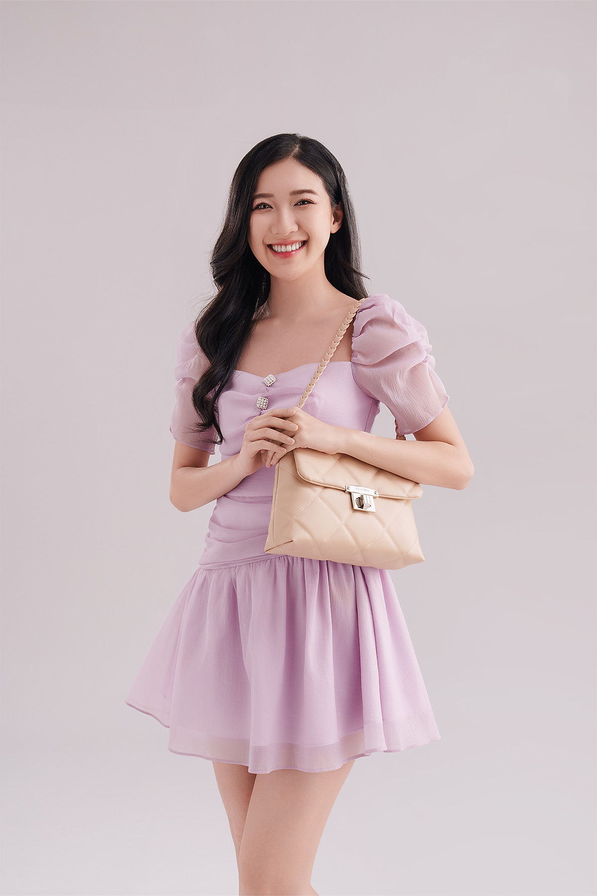Túi đeo vai da nữ chần chỉ cá tính Yuumy Seasand YN255