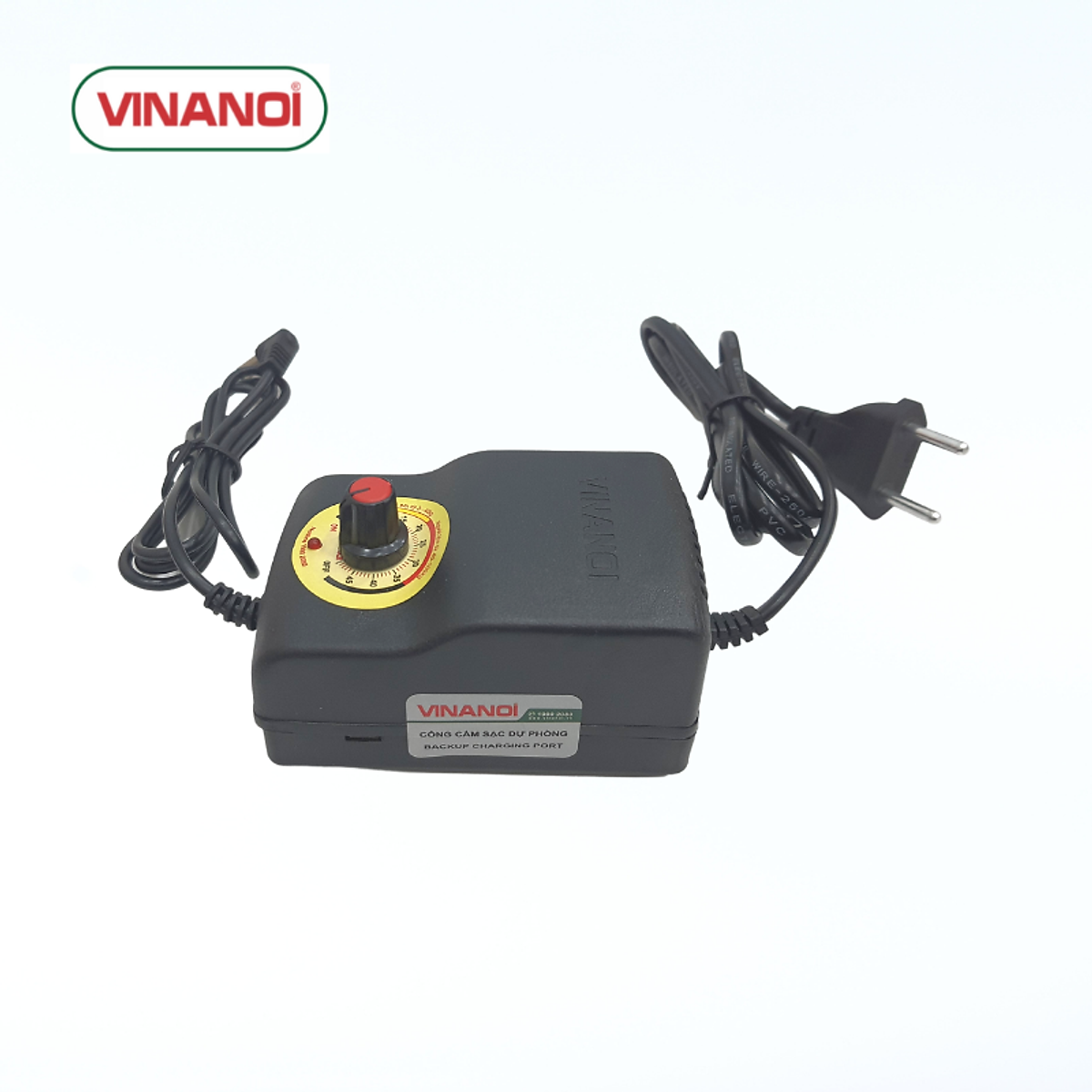 Máy Đưa Võng Tự Động Cho Bé Vinanoi - Asanta100 - Sức Đưa 100kg, Dùng được pin sạc dự phòng khi cúp điện