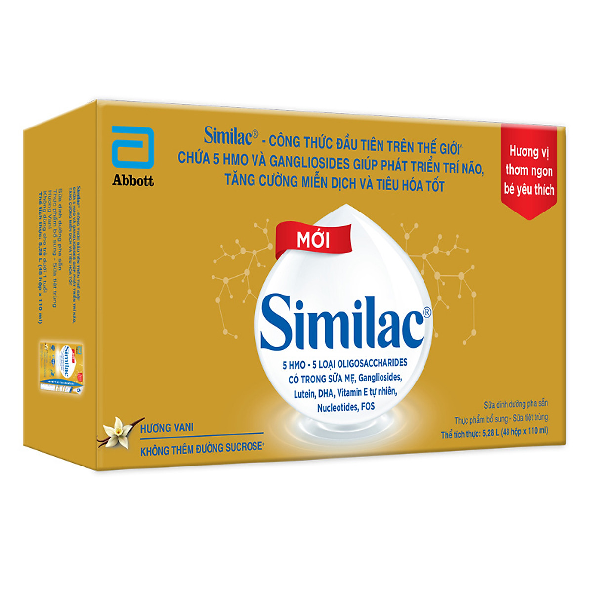 Thùng 48 Hộp Sữa Nước Abbott Similac 110ml cho trẻ từ 1 tuổi