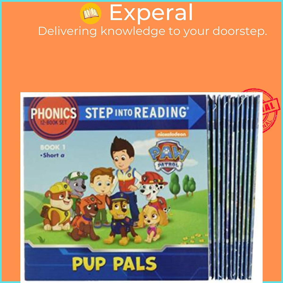 Sách - Paw Patrol Phonics Boxed Set (Paw Patrol) : 12 Step Into Reading Books by Jennifer Liberts - (US Edition, paperback)