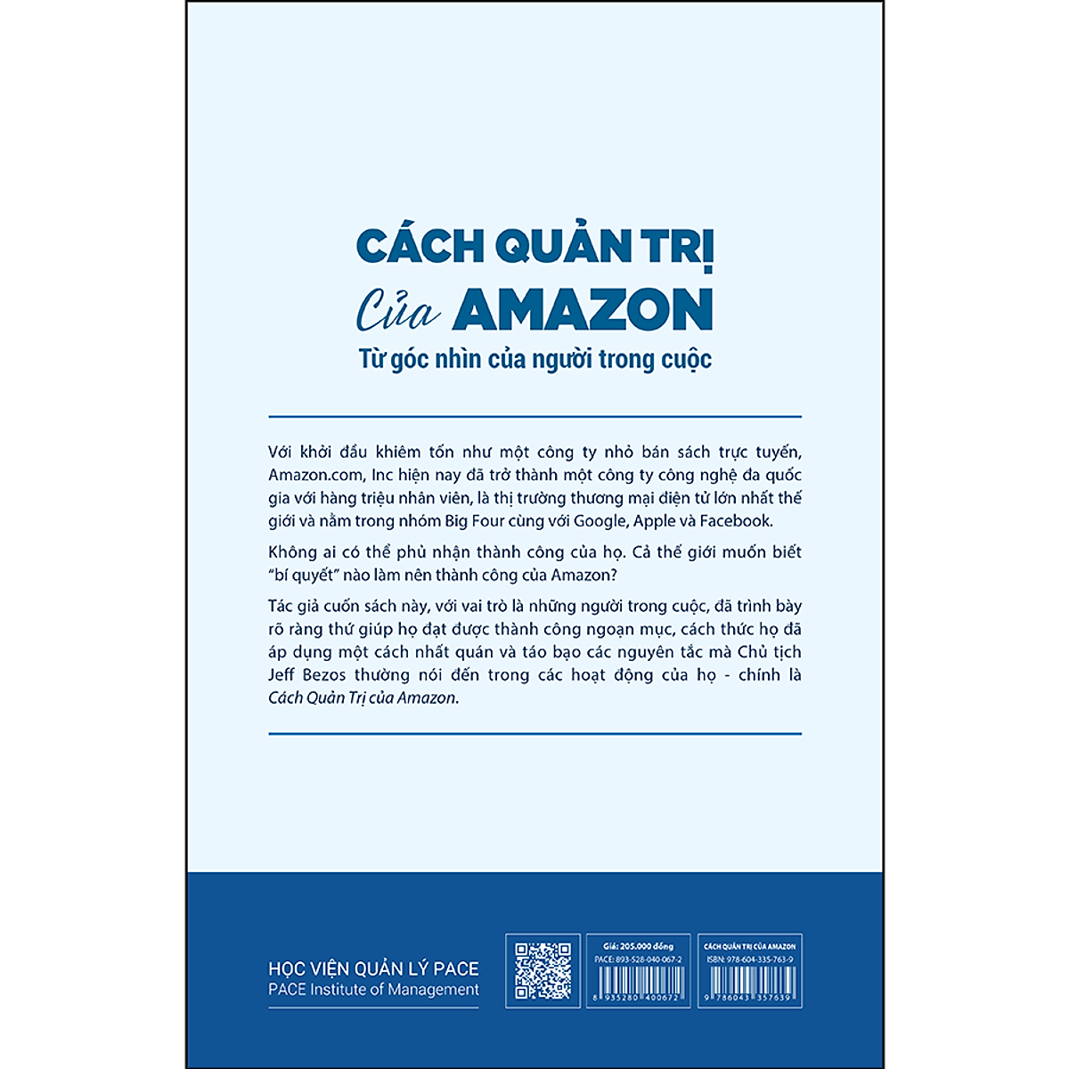 Cách Quản Trị Của Amazon (Working Backwards: Insights, Stories, And Secrets From Inside Amazon)