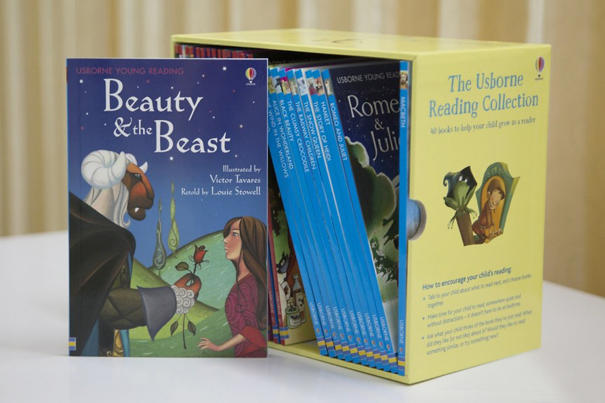 Usborne Bộ Vàng The Usborne Reading Collection - x40 book boxed set