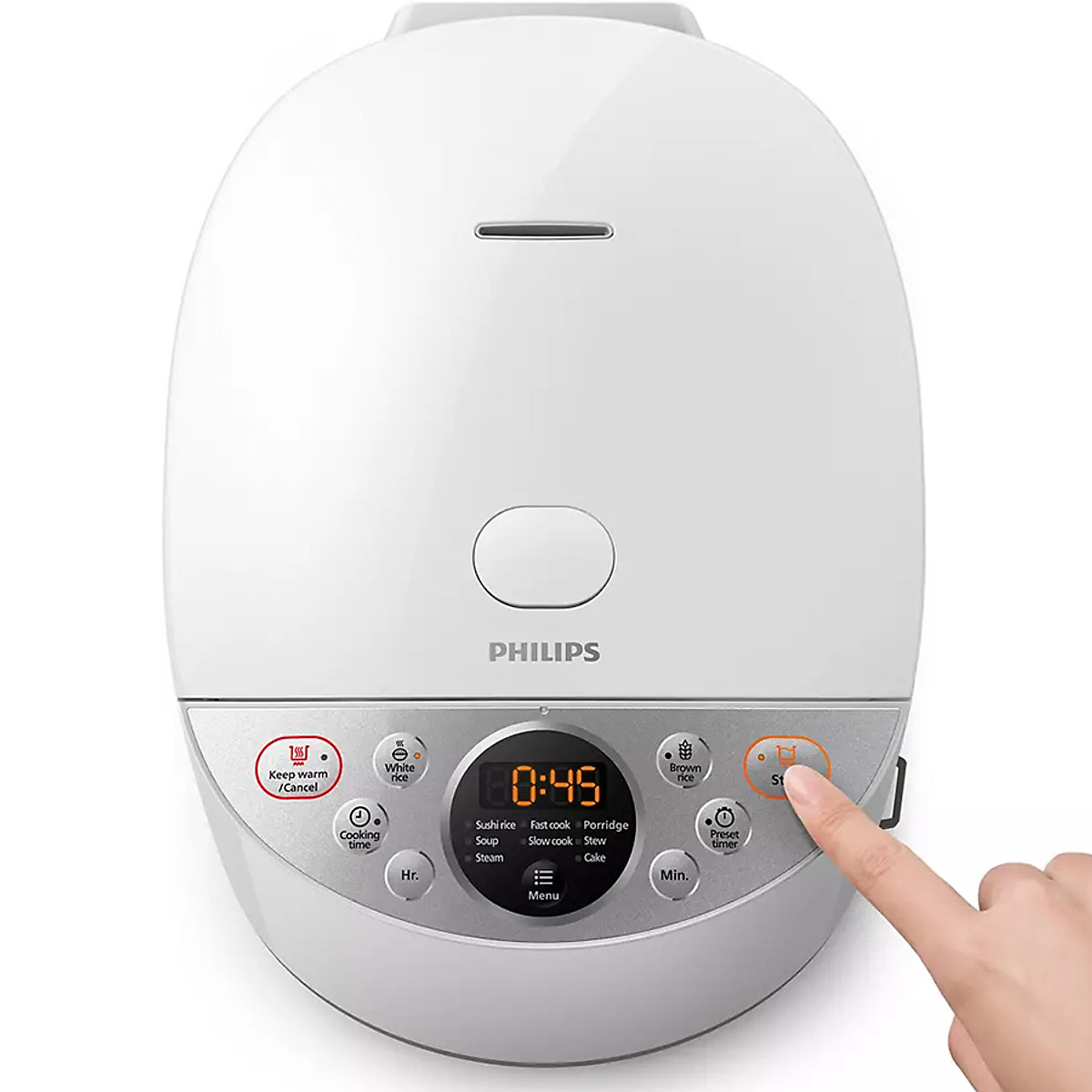 Nồi cơm điện tử Philips HD4515/55 (1.8 lít) Hàng Chính Hãng