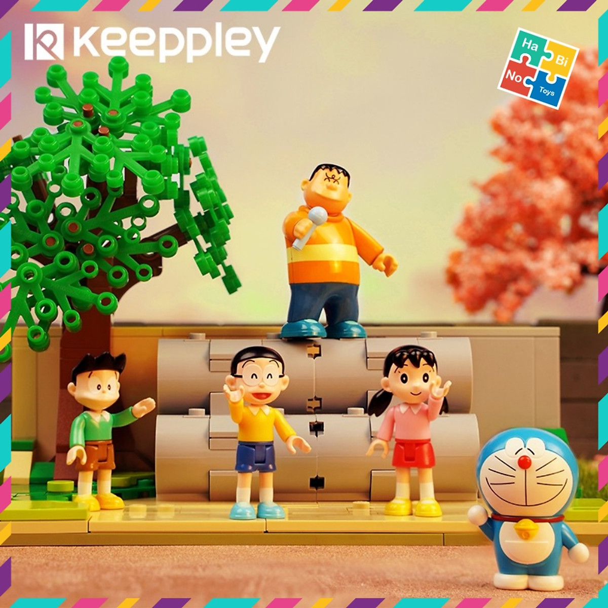 Đồ chơi Doraemon lắp ráp lego Keeppley  banmohinhtinhcom