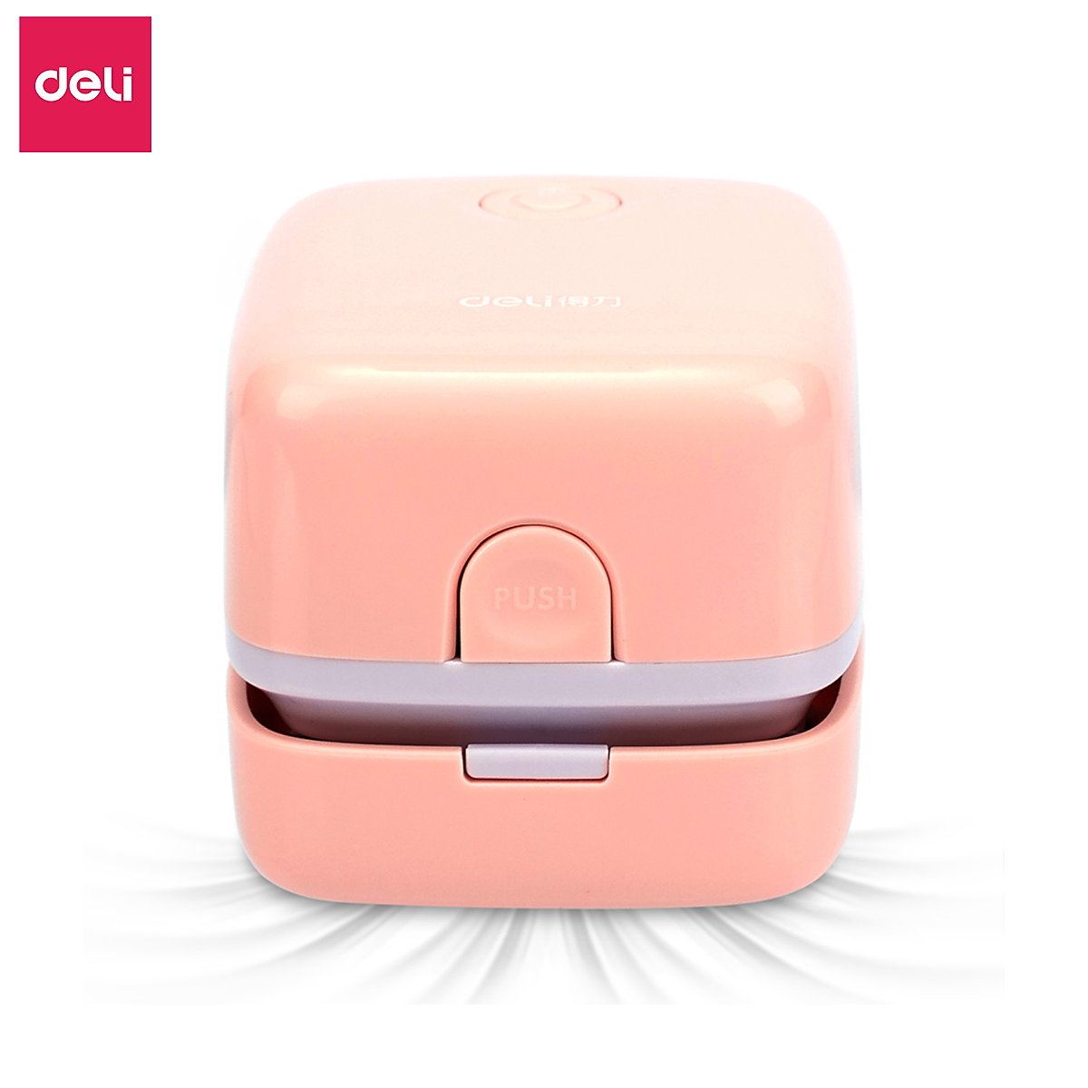 Máy Hút Bụi Mini Để Bàn Deli - Máy Hút Bụi Cầm Tay Dạng Vuông Tiện Dụng Hút Vụn Tẩy Bút Chì - Không Dây Nhỏ Gọn