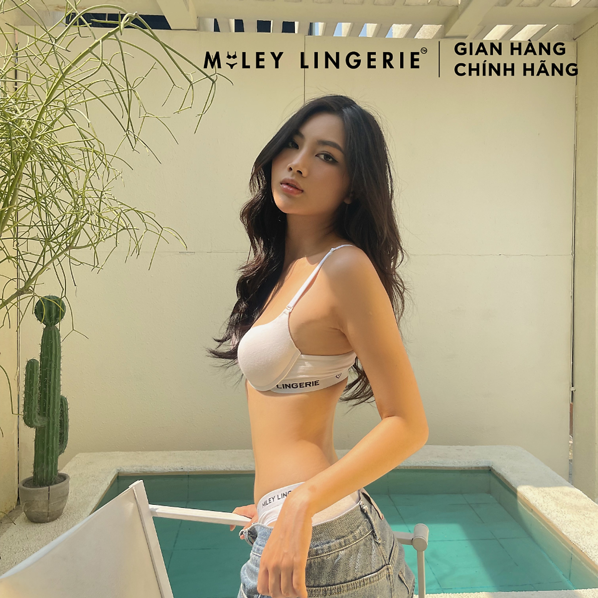 Bộ Đồ Lót Miley Lingerie Vải Thiên Nhiên Bamboo Miley Nature BRB02001_FBS0201