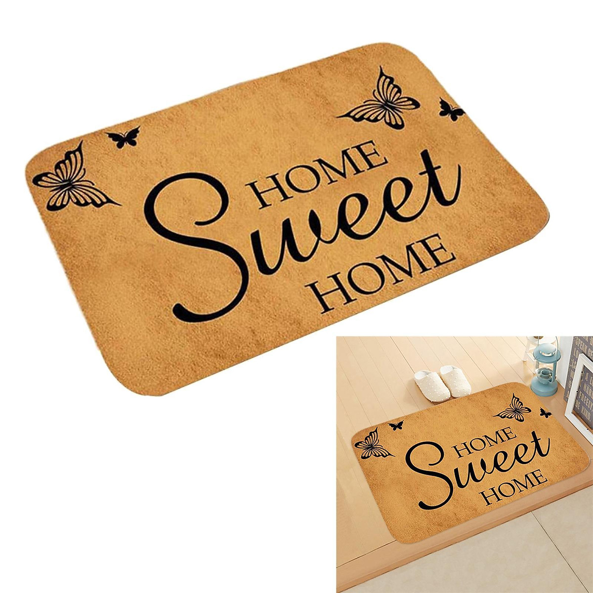 Welcome Door Mat Anti-Slip Soft Area Rugs Custom Front Door Mat ...