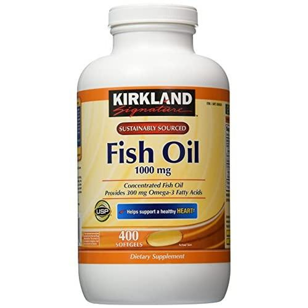 Mua Kirkland Signature Omega3 Fish Oil Concentrate, 800 Softgels, 1000