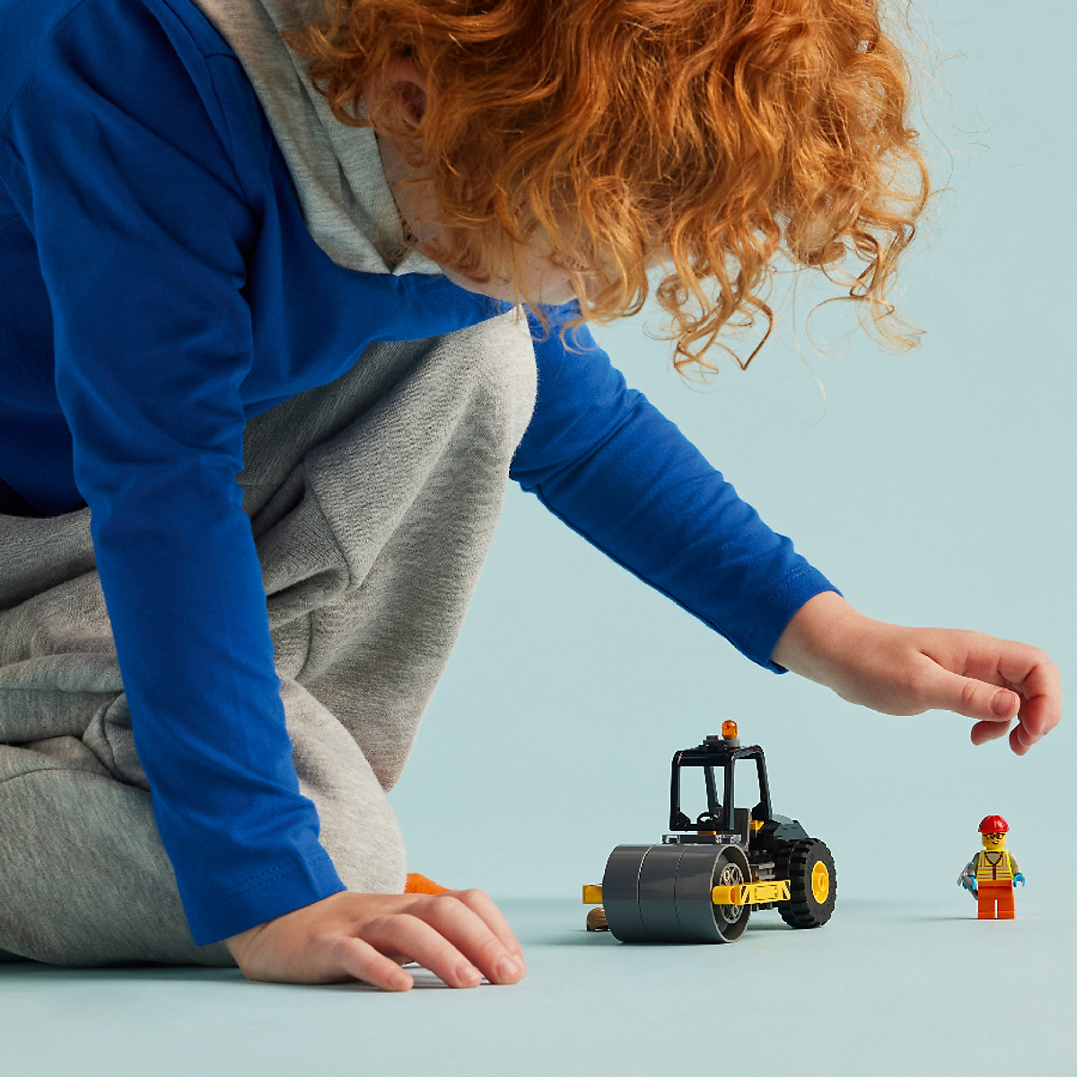 Đồ Chơi Lắp Ráp Xe Lu Công Trình LEGO CITY 60401 (78 chi tiết)