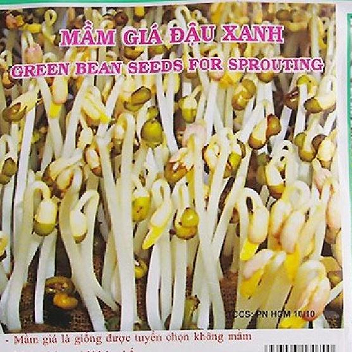 Hạt Giống Mầm Đậu Xanh (Giá Đỗ) -1Kg - Hạt giống